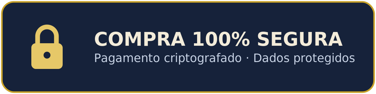 Compra segura, pagamento processado pela Kiwify